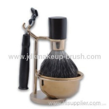 Sliver Tip Badger Shaving Brush With Bowl 